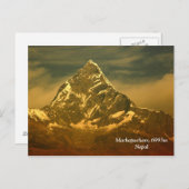 Machapuchare Postkarte (Vorne/Hinten)