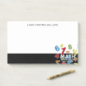 Mache das einzige Thema, das zählt Post-it Klebezettel (Auf Schreibtisch)