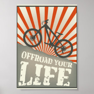 Mache dein Leben zum Offroad-Abenteuer Poster