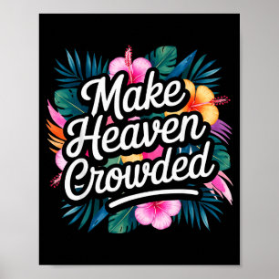 Mache den Himmel voller Spaß & Inspirierender Chri Poster