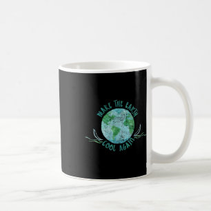 Mache die Erde wieder cool - Wasserfarbe Umwelt Kaffeetasse