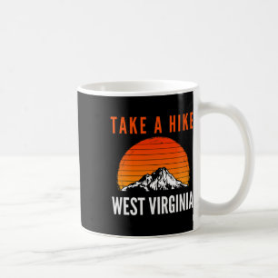 Mache einen Spaziergang West Virginia Sunset Mount Kaffeetasse
