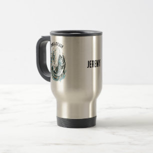 Mache einen Sprung Fischer Reisebecher