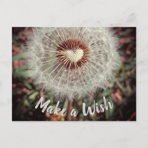 Mache einen Wunsch Postkarte