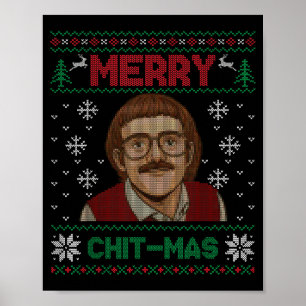 Mache es lustig Chit-mas Weihnachten Xmas  Poster