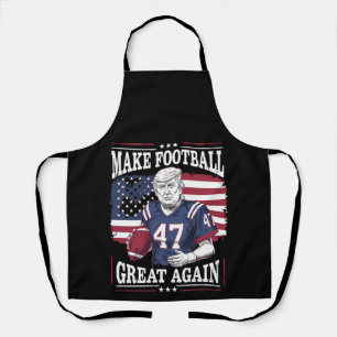 Mache Football wieder groß, Vintage-USA-Flagge Tru Schürze