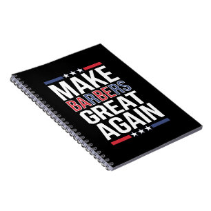 Mache Friseure wieder großartig Friseure für Trump Notizblock