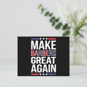 Mache Friseure wieder großartig Friseure für Trump Postkarte