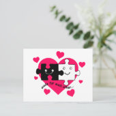 Mache für einander! postkarte (Stehend Vorderseite)