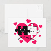 Mache für einander! postkarte (Vorne/Hinten)