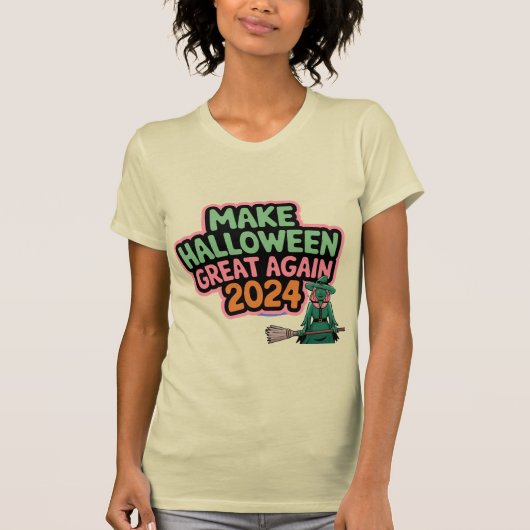 Mache Halloween wieder zum T - Shirt der Frauen (Vorderseite)