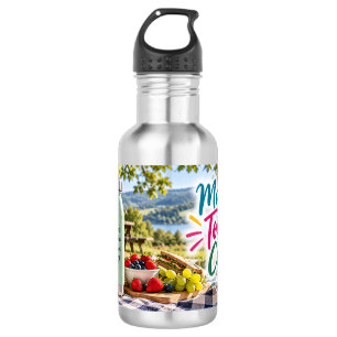 Mache heute zählt Picknick-Wasserflasche Edelstahlflasche
