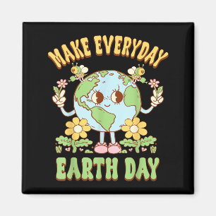 Mache jeden Tag zum Tag der Erde, rette den Planet Magnet
