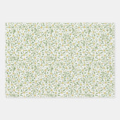 Mache meine Daisy - Rosa, Koralle, Grün Geschenkpapier Set (Vorderseite 3)