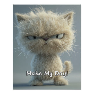Mache meine Tagesmütterkatze! Poster