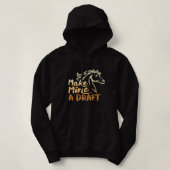 Mache mir einen Pferdewechsel Reittier Funny Hoodie (Design vorne)