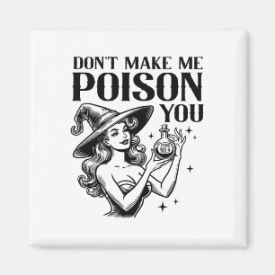 Mache mir kein Gift, dass du zu Halloween-Party-Co Magnet