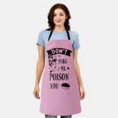 Mache mir kein Gift, wenn du Mädchen und Kuchen wi Schürze (Getragen)