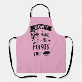 Mache mir kein Gift, wenn du Mädchen und Kuchen wi Schürze