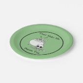 Mache mir kein Gift zu dir Pappteller (Schrägansicht)