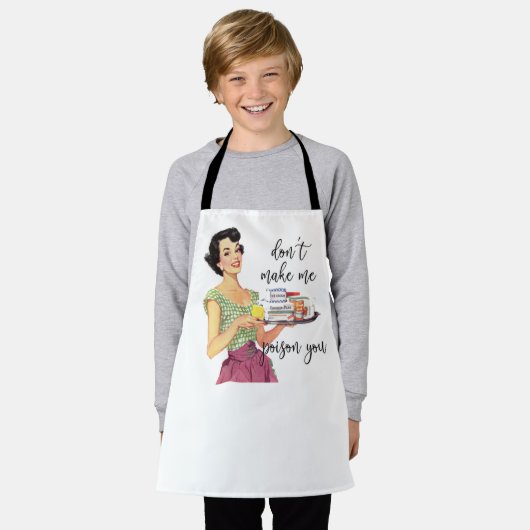 Mache mir kein Gift zu dir Schürze (Getragen)