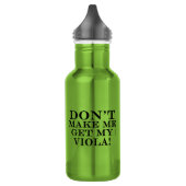 Mache mir nicht meine Viola Edelstahlflasche (Links)