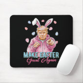 Mache Ostern wieder groß Trump Bunny Spring H Mousepad (Mit Mouse)