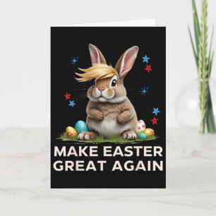 Mache Ostern wieder großartig, lustiger Trump-Bunn Karte