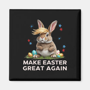 Mache Ostern wieder großartig, lustiger Trump-Hase Magnet
