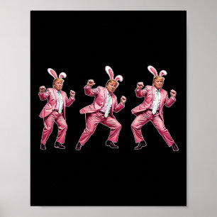 Mache Ostern wieder großartig, lustiger Trump-Hase Poster