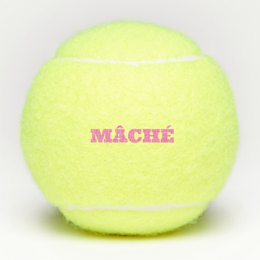 Mache Pink Tennisbälle (Vorderseite)
