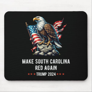 Mache South Carolina wieder Rot Eagle Republikaner Mousepad