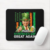 Mache St. Patricks Day wieder großartig, lustiger  Mousepad (Mit Mouse)