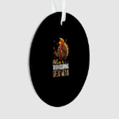 Machen Erntedank wieder groß lustige Türkei Trumpk Ornament (Vorderseite)