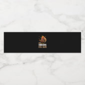 Machen Erntedank wieder groß lustige Türkei Trumpk Wasserflaschenetikett (Einzelnes Label)