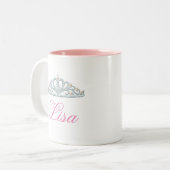 Machen-Es-Ihr-Eigene Tiara-Tasse! Zweifarbige Tasse (Vorderseite Links)