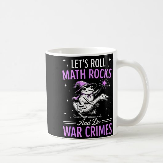 Machen Frosch Gans Lass uns losrollen Mathe Kaffeetasse (Rechts)