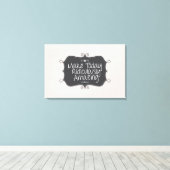 machen heute lächerlich phantastisch leinwanddruck (Insitu (Holzboden))