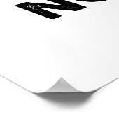 Machen Loaf nicht Krieg lustig Positive Brot Pun Poster (Ecke)