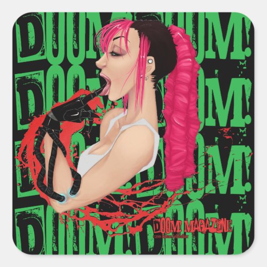 MACHEN! Magazine "Z" Grüne Aufkleber (Vorderseite)