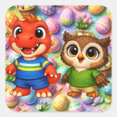 Machen Quadratischer Aufkleber (Vorderseite)