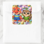 Machen Quadratischer Aufkleber (Tasche)