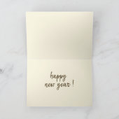 Machen Sie 2024 Roar! Fun Leopard Print New Year Karte (Innenseite)