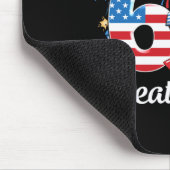 Machen Sie 60 große amerikanische Flagge zum 60. G Mousepad (Ecke)