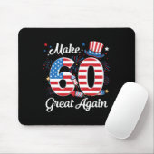 Machen Sie 60 große amerikanische Flagge zum 60. G Mousepad (Mit Mouse)