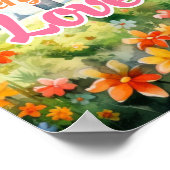 Machen Sie alles in Liebe Christliche Wall Art dru Poster (Ecke)