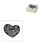 Machen Sie alles mit Liebe Gummistempel (Stempel)