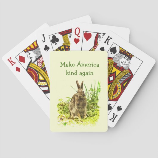 Machen Sie Amerika-Arten-wieder Spielkarten (Rückseite)