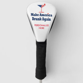 MACHEN SIE AMERIKA BETRUNKEN WIEDER GOLF HEADCOVER