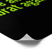 Machen Sie Amerika Brat wieder Kamala 2024 Trump P Poster (Ecke)